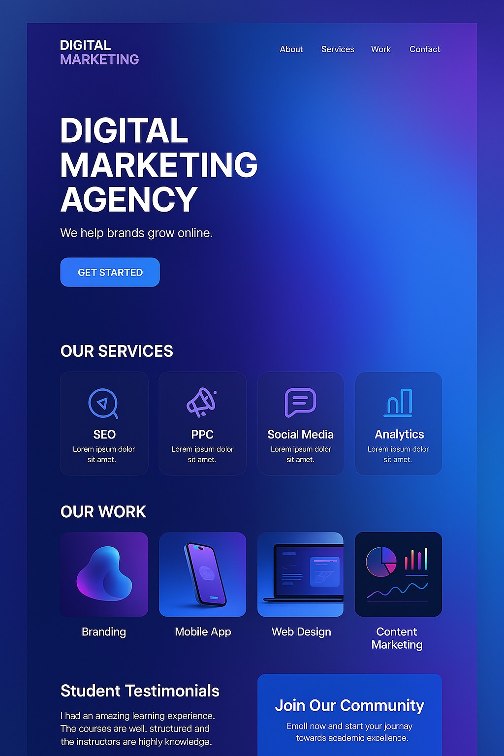 Digital agency for CreativeAce